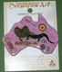 Buy Now Online - Aussie Map Pink Lizard > Fridge Magnets
